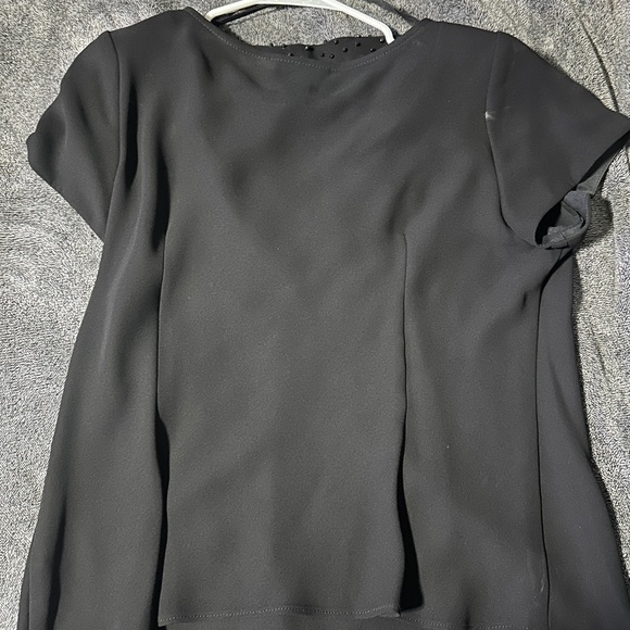 S.L. Fashion Beaded Top with Shoulder Pads. - Picture 3 of 3